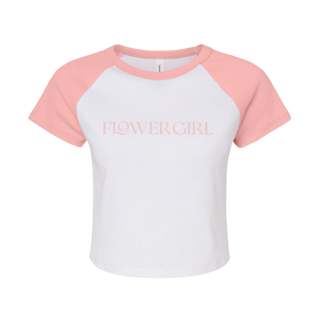 Flower Girl Raglan Tee