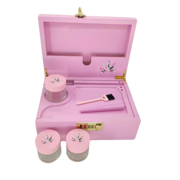 Flower Girl Stash Box - Pink