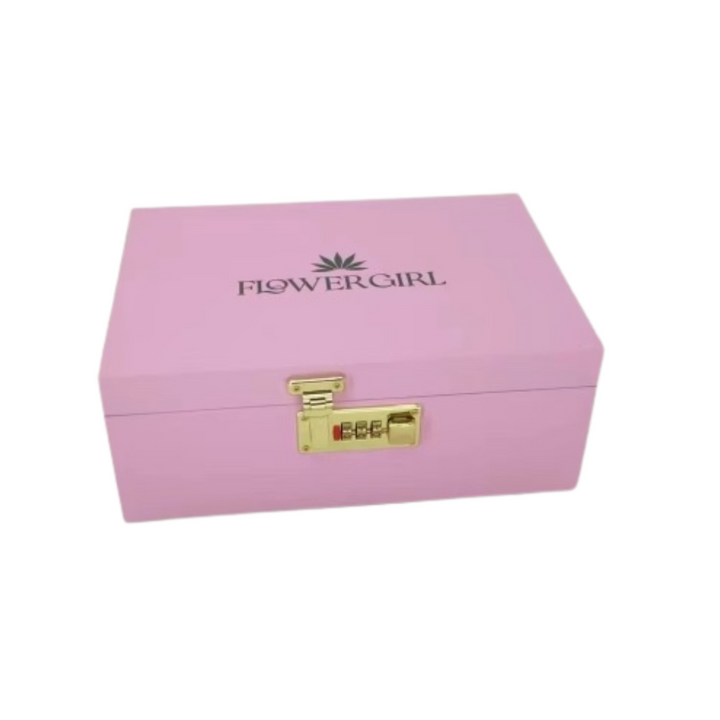 Flower Girl Stash Box - Pink