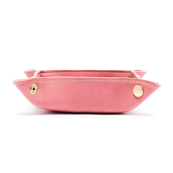 Flower Girl Pink Leather Rolling Tray