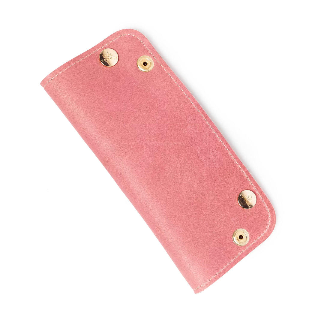 Flower Girl Pink Leather Rolling Tray